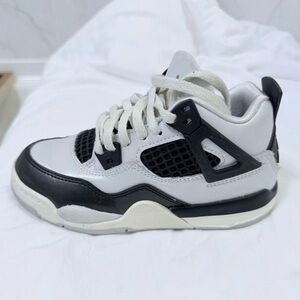 Kids Black and White Sneakers